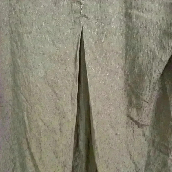 Wild South New Zealand Viscose Gray Textured Long Sleeve Blouse Size 8 - Picture 7 of 11